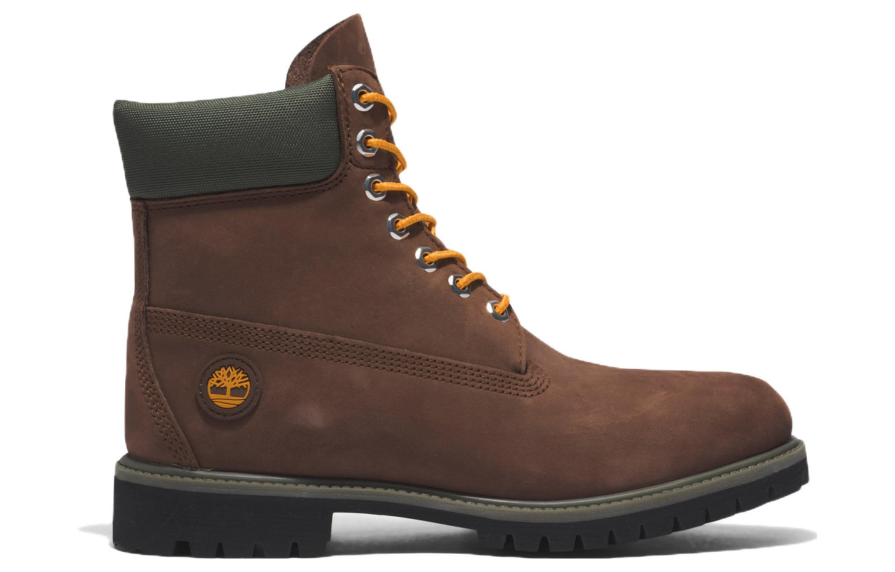 Timberland Premium 6 Inch Waterproof Boots 'Brown Orange' A2CX8931