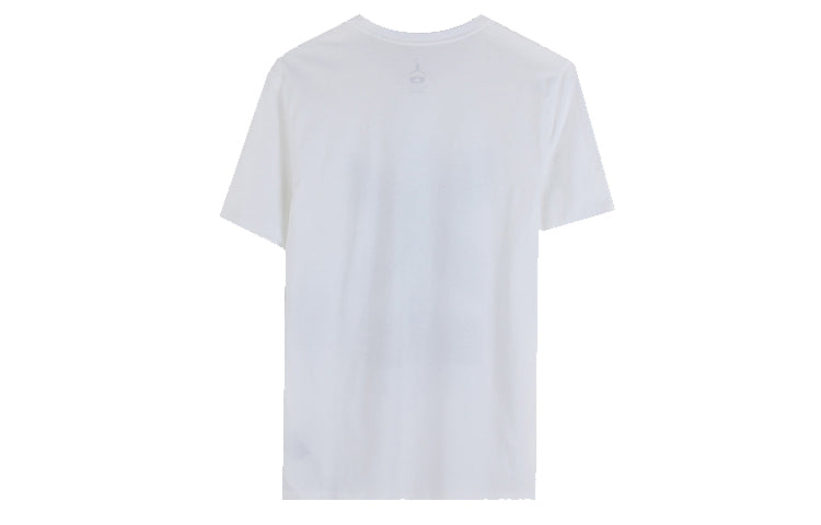 Air Jordan 11 Printing Sports T-Shirt 'White Black' 916047-100