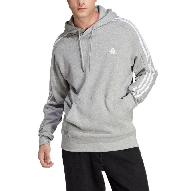 adidas French Terry 3-Stripes 'Grey White' IC0437