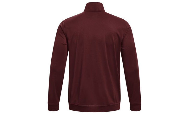 Under Armour Sportstyle Tricot Training Jacket 'Burgundy' 1329293-690
