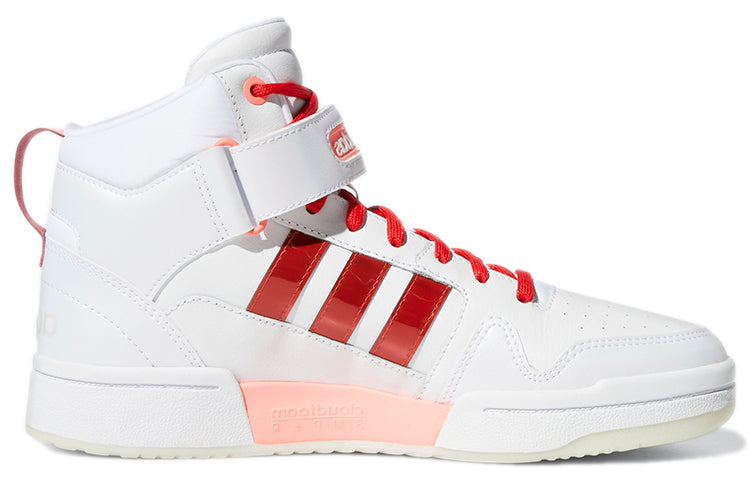(WMNS) adidas neo Postmove Mid 'White Red' GZ3799