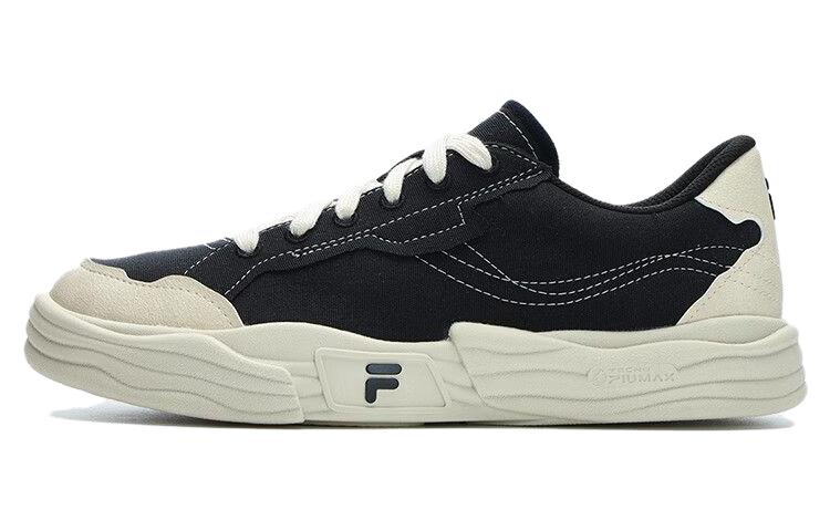 (WMNS) FILA FUSION Pop II Skate Shoes 'Black White' T12W322109FBA