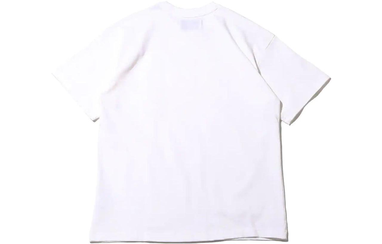 Men's Nike Eye Pattern Logo Printing Round Neck Casual Short Sleeve White T-Shirt DX5832-100