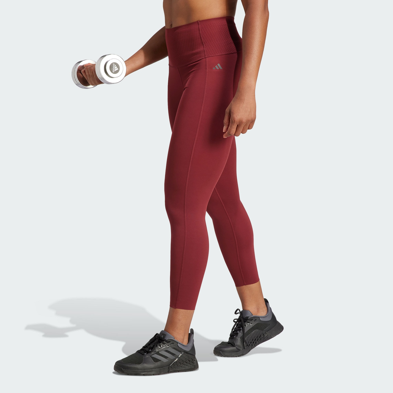 (WMNS) adidas Optime Power 7/8 Leggings 'Red' IA7163