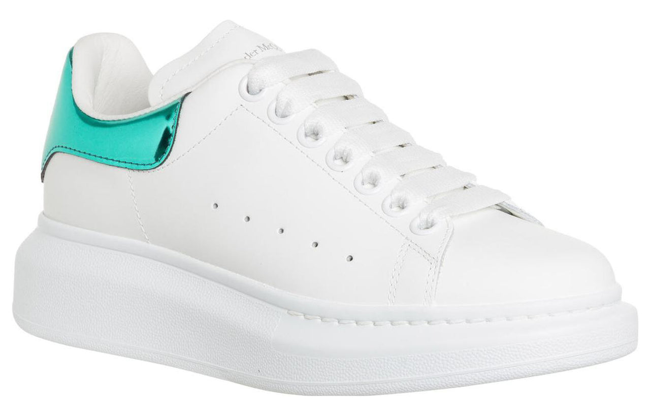 (WMNS) Alexander McQueen Oversized Sneaker 'White Emerald' 676702WICGG9079