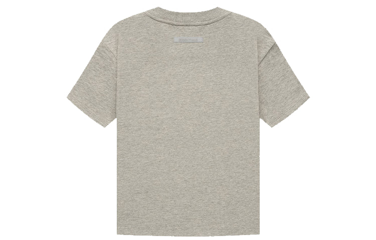 (GS) Fear of God Essentials FW21 Ss Tee Dark Heather Oatmeal FOG-FW21-164