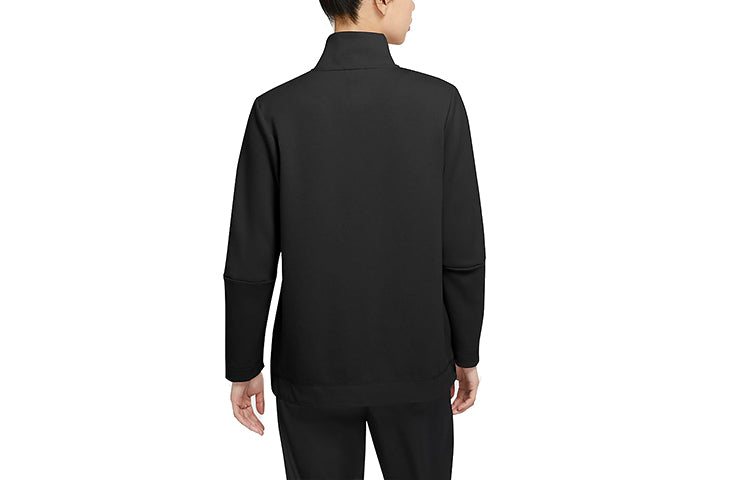 (WMNS) Nike Sportswear Tech Fleece Stand Collar Casual Cozy Black Jacket CW4297-010
