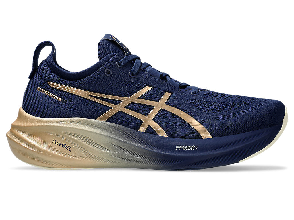 ASICS Gel-Nimbus 26 Sneakers 'Navy Silver Gold' 1011B946-400