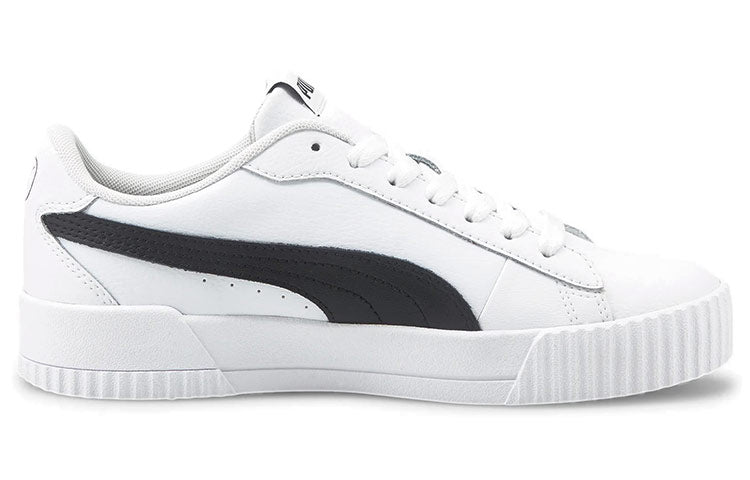 (WMNS) PUMA Carina Crew 'White Black' 374903-05
