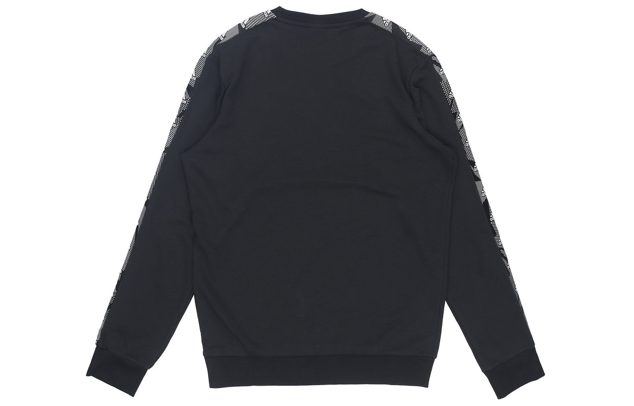 Black adidas M E Tpe Swt Round Collar Casual Suit GD5448
