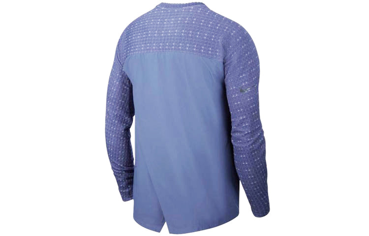 Nike Running Sports Gym Training Long Sleeves Blue BV5684-557