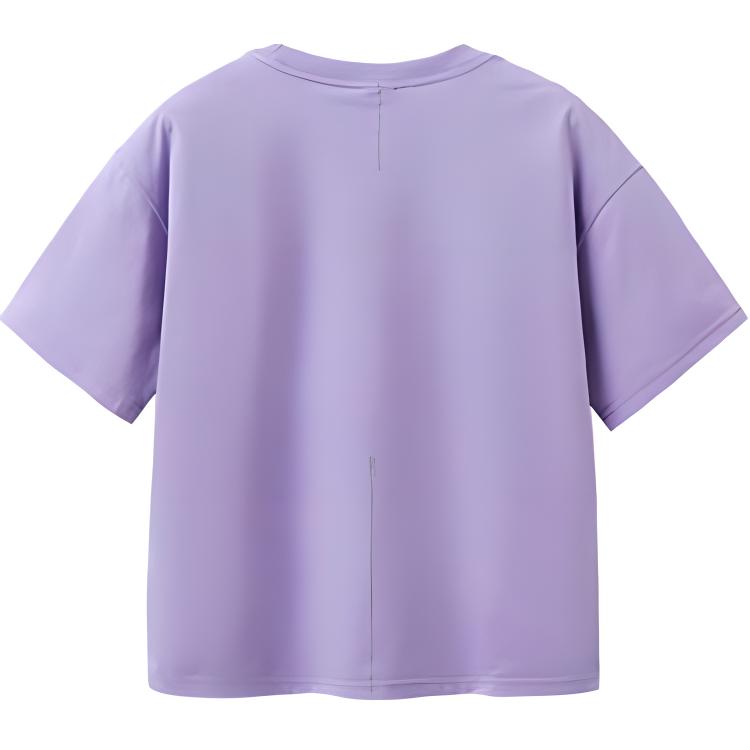 (GS) ASICS Logo T-Shirt 'Purple' 332241173095-508