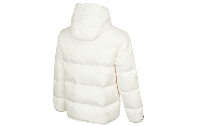 Converse Downfilled Hooded Jacket 'White' 10021981-A03