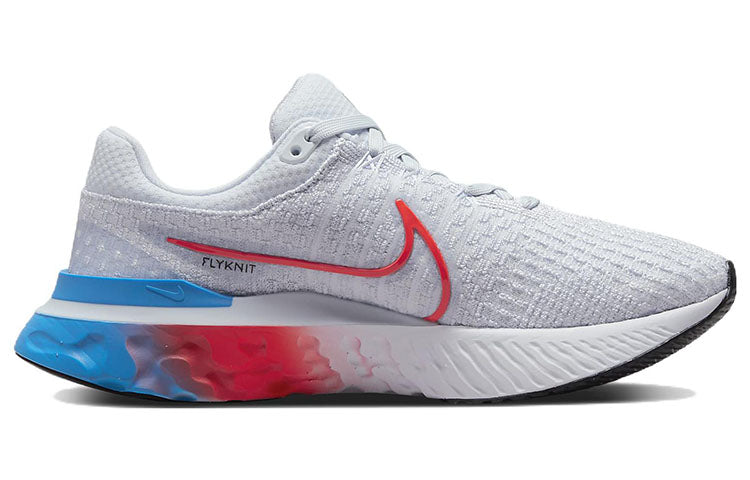 (WMNS) Nike React Infinity Run Flyknit 3 'Grey Bright Crimson' DV2178-001