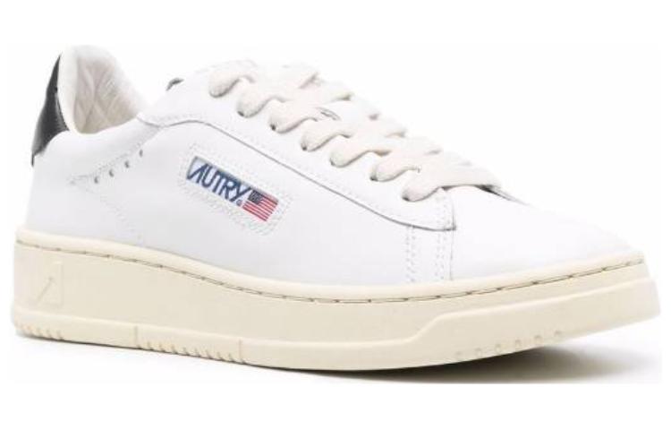 (WMNS) Autry Dallas Low Leather 'White Black' ADLW-NW08