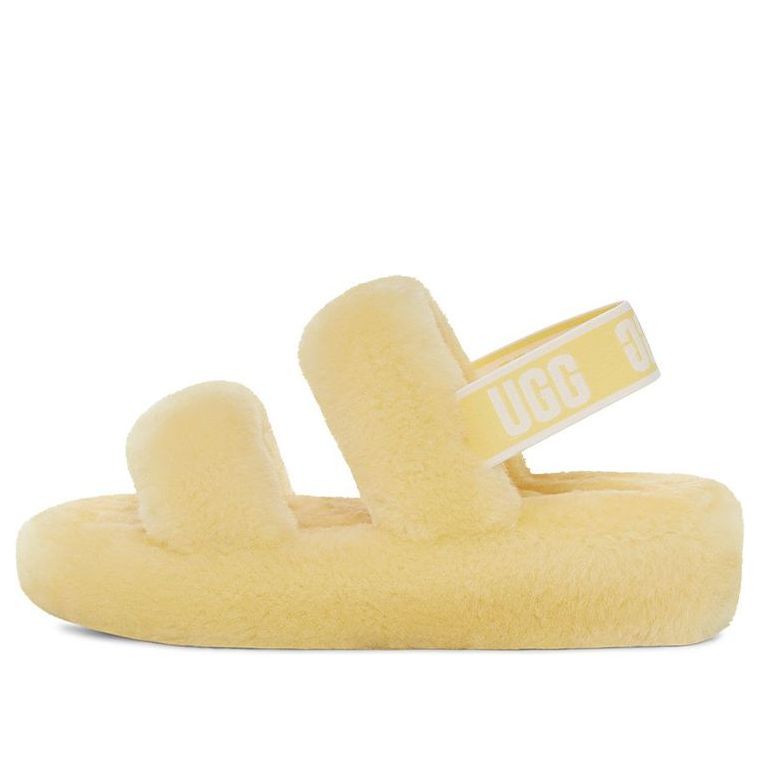 (WMNS) UGG Oh Yeah Slide 'Yellow' 1107953-BPDD
