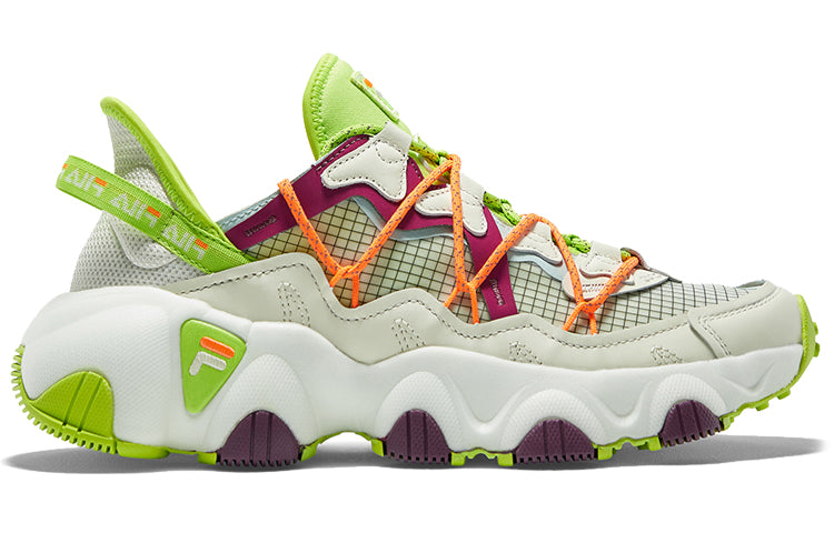 (WMNS) Fila Jagger Running Shoes Green/White/Yellow T12W031105FAS