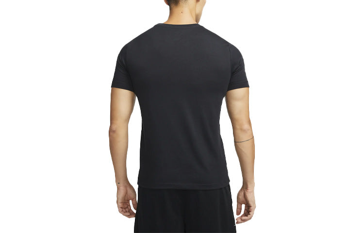 Nike Printing Basketball Sports Round Neck Short Sleeve Black DM2468-010
