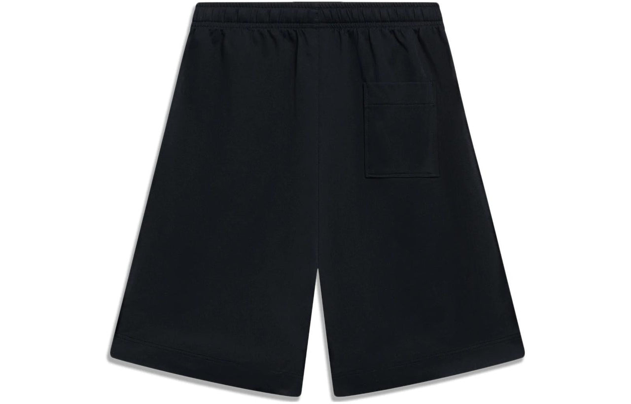 Li-Ning Striped Color Block Shorts 'Black Green' AKST639-1