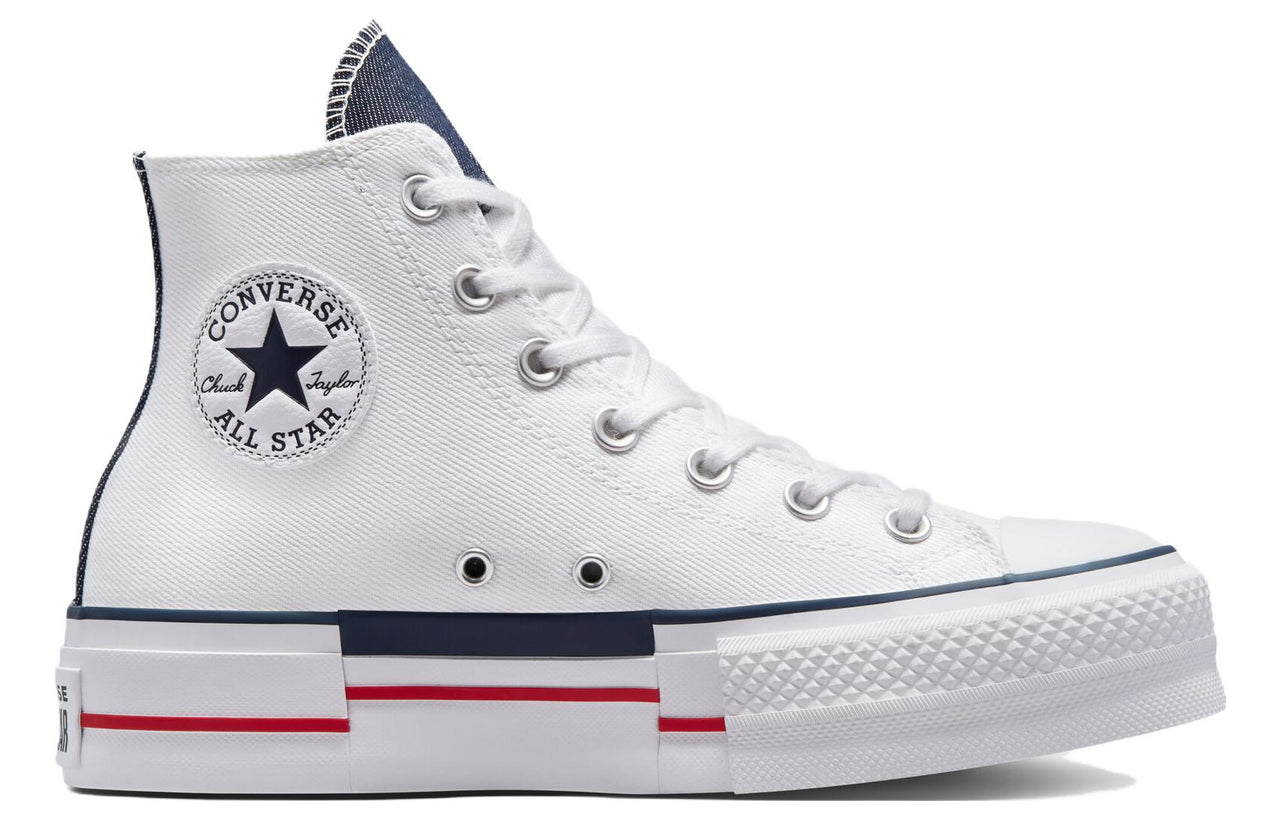 (WMNS) Converse Chuck Taylor All Star Lift Platform Retro Denim 'White' A03961C