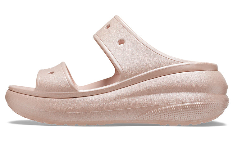 (WMNS) Crocs Classic Crush Shimmer 'Pink' 208602-6TY