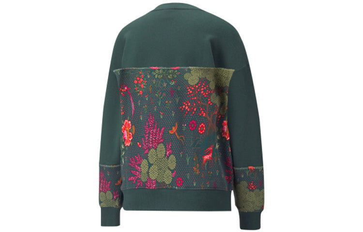 (WMNS) PUMA X Liberty Forever Crewneck 'Green' 532888-80