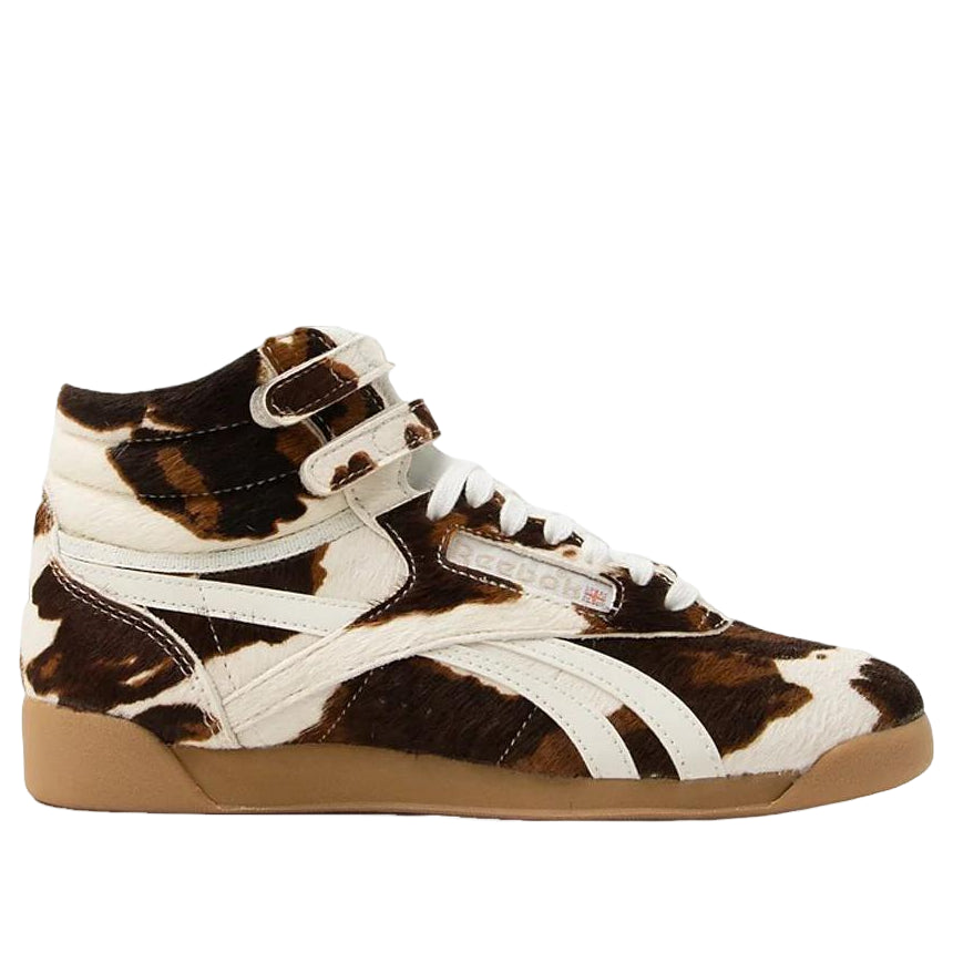 (WMNS) Reebok Freestyle Hi 'Cow' 100263870