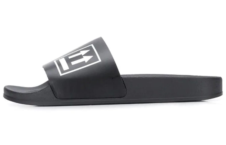 Off-White Sliders 'Double Arrows - Black White' OMIA088E19C220531001