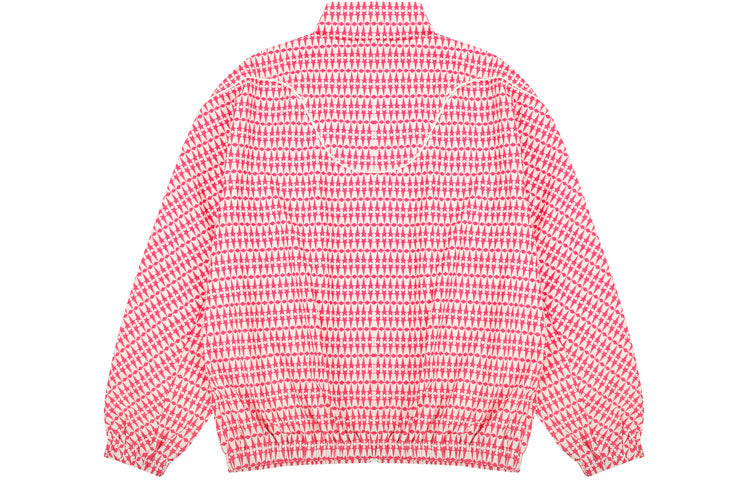 ASICS x 8ON8 Crossover logo Casual Sports Full Print Stand Collar Jacket Couple Style Pink Red 2203A124-700