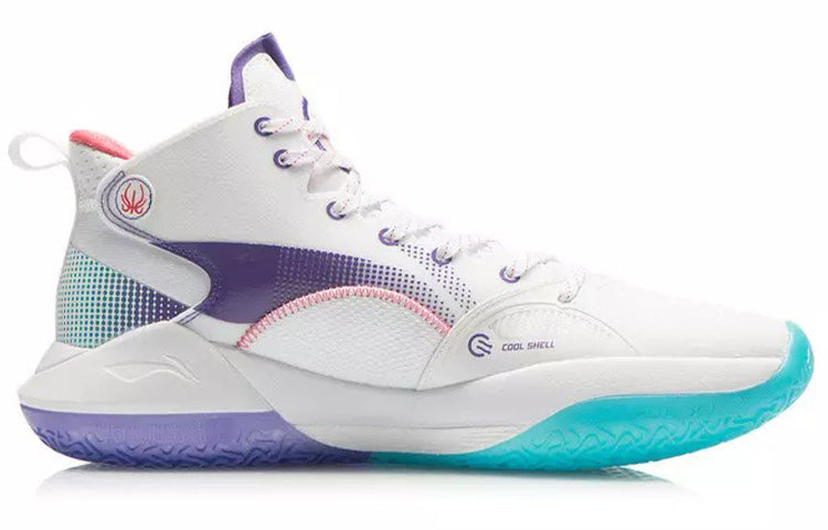 Li-Ning Yushuai 15 'White Purple Turquoise' ABAR043-1