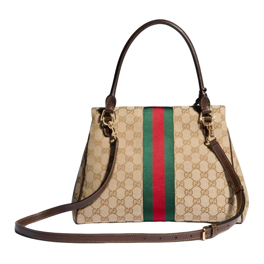 (WMNS) Gucci Paparazzo Medium Top Handle Bag 'Sand Dark Brown' 875018-FAFV9-9653