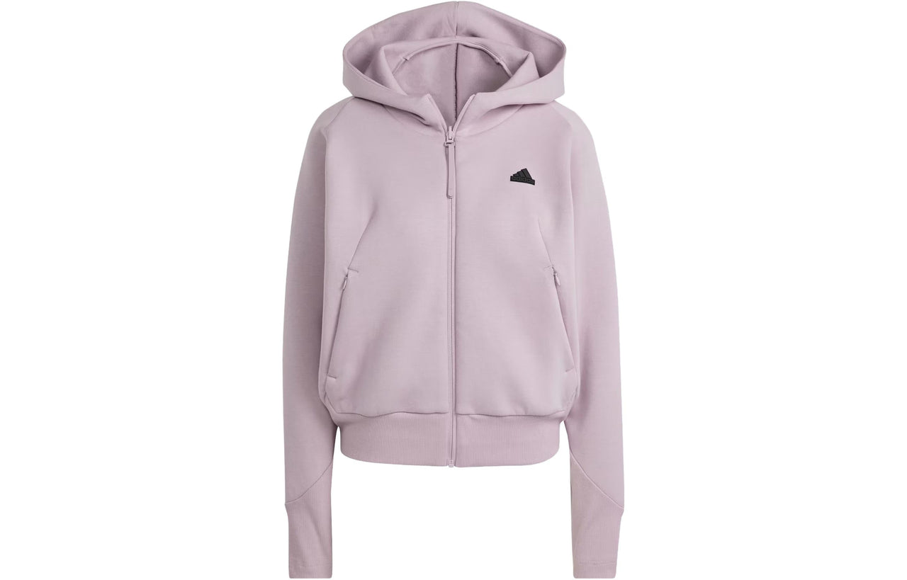 (WMNS) adidas Z.N.E. Full-Zip Hoodie Asia Sizing 'Purple' IS3934