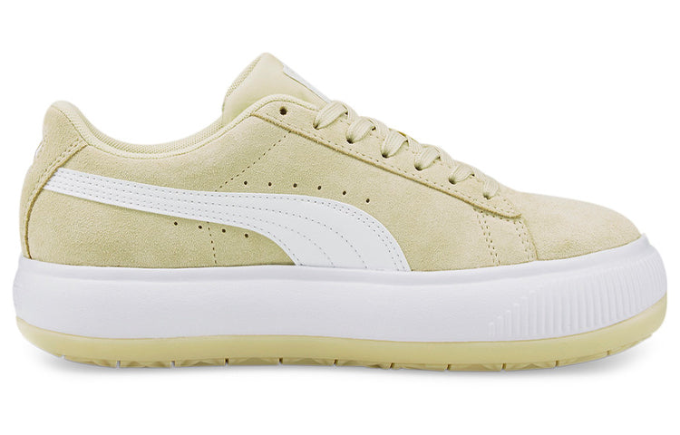 (WMNS) PUMA Suede Mayu Thick Sole Minimalistic Casual Skateboarding Shoes Khaki 380686-12
