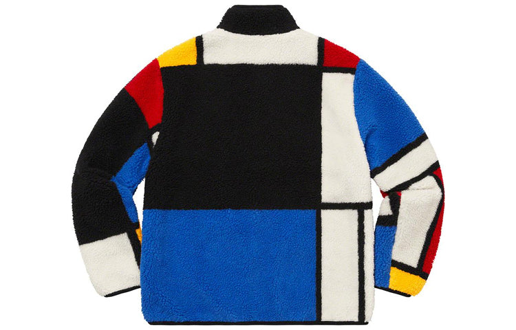 Supreme Reversible Colorblocked Fleece Jacket 'Multi-Color' SUP-FW20-199
