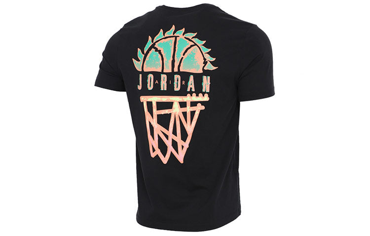 Air Jordan MENS DNA Casual Sports Knit Crew-neck Short Sleeve Black CZ8060-010