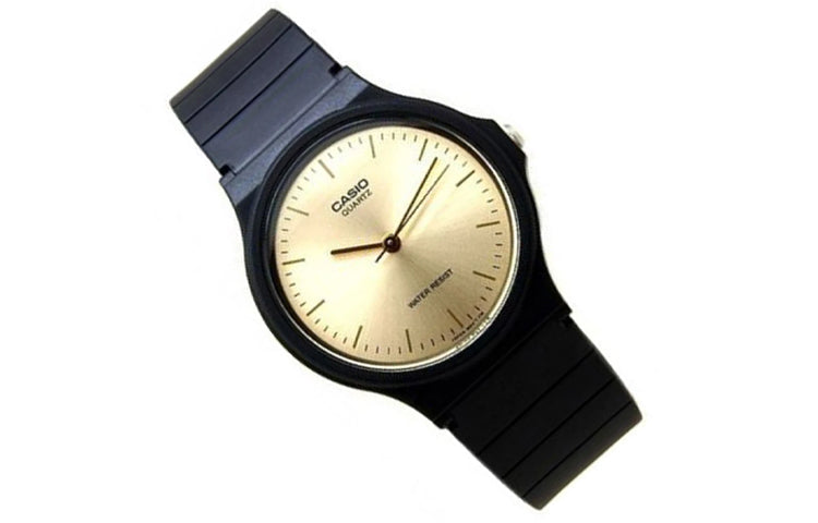 CASIO Quartz Waterproof White DialBlue Strap Mens WhiteBlue Analog MQ-24-9E
