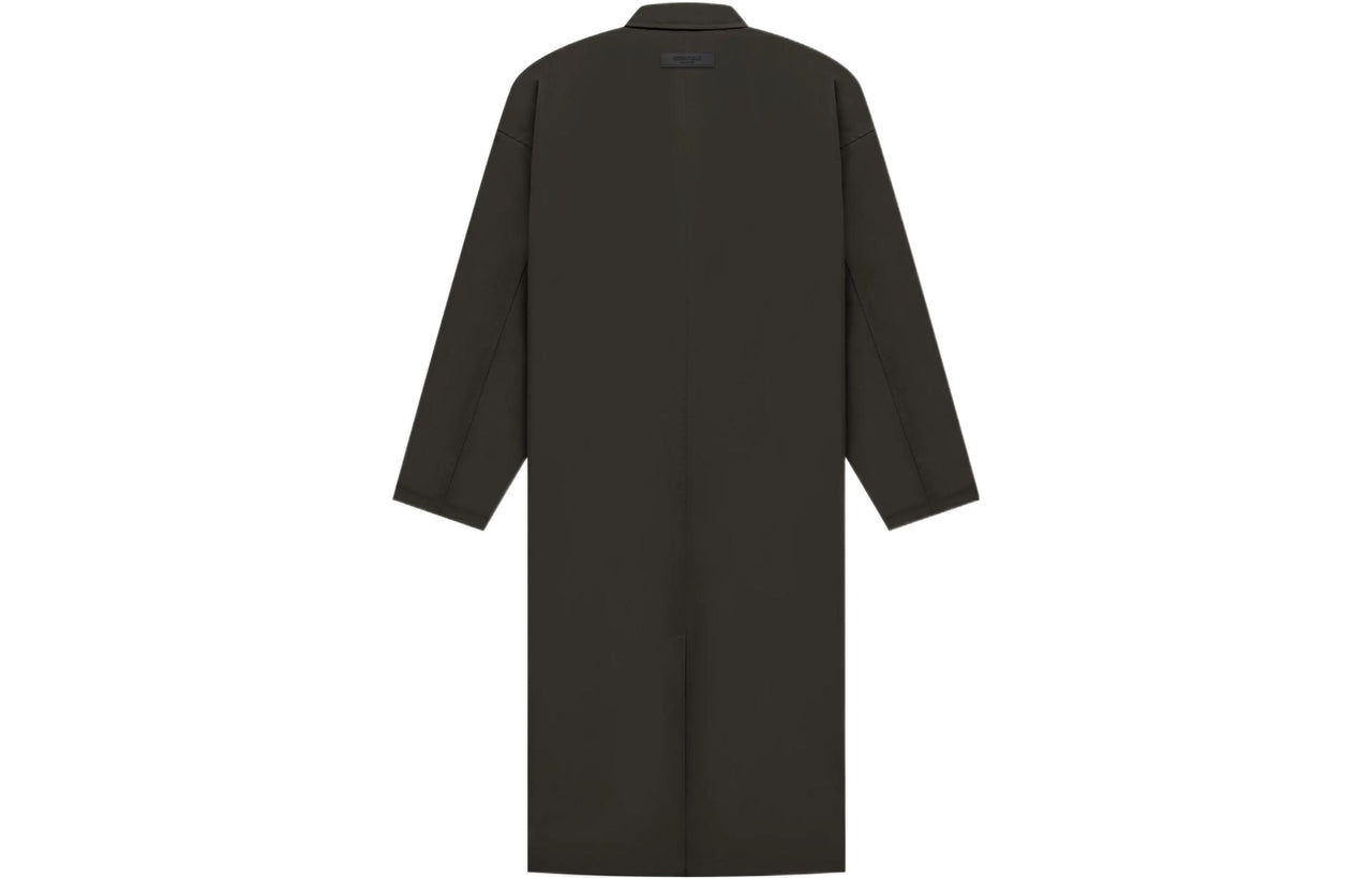 Fear of God Essentials FW22 Long Coat 'Off Black' FOG-FW22-852