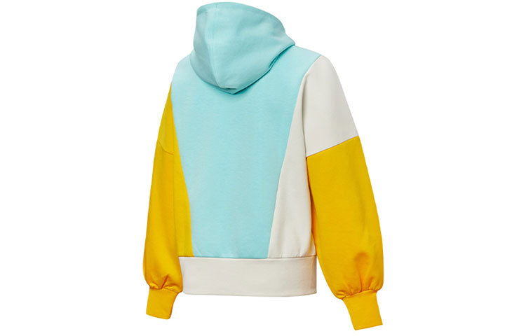 (WMNS) PUMA Panelled Hoodie 'Blue Yellow White' 532184-33