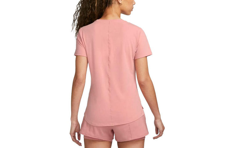 (WMNS) Nike Dri-FIT One Luxe T-shirt 'Pink' DD0619-618