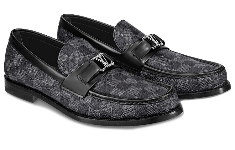 LOUIS VUITTON Major Loafers 'Grey' 1A40L1