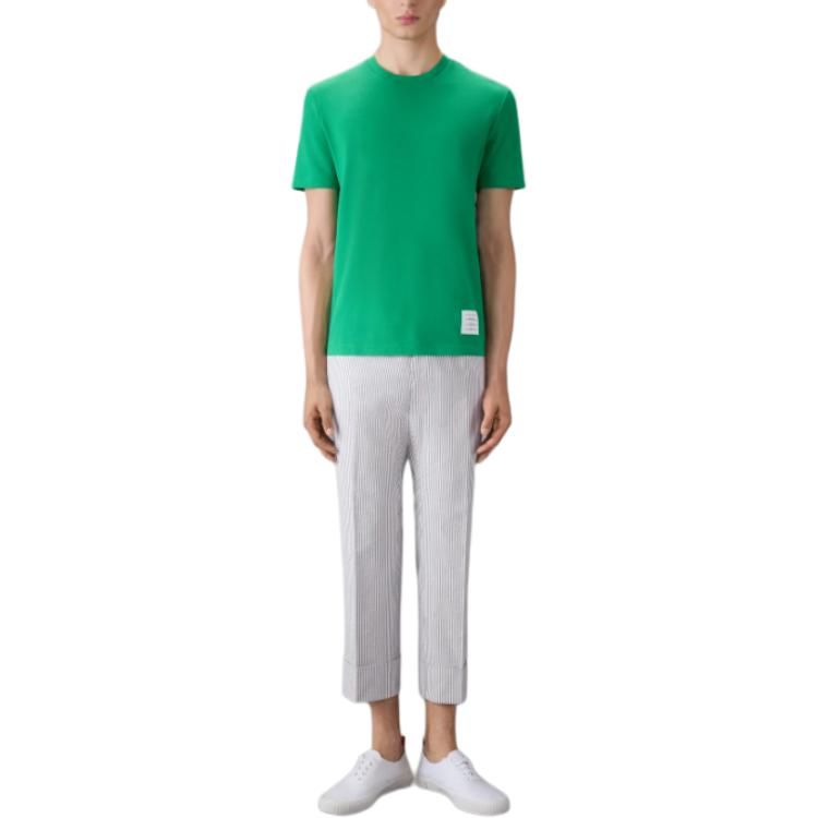 THOM BROWNE Short Sleeve T-Shirt 'Green' MJS123A-00050-330