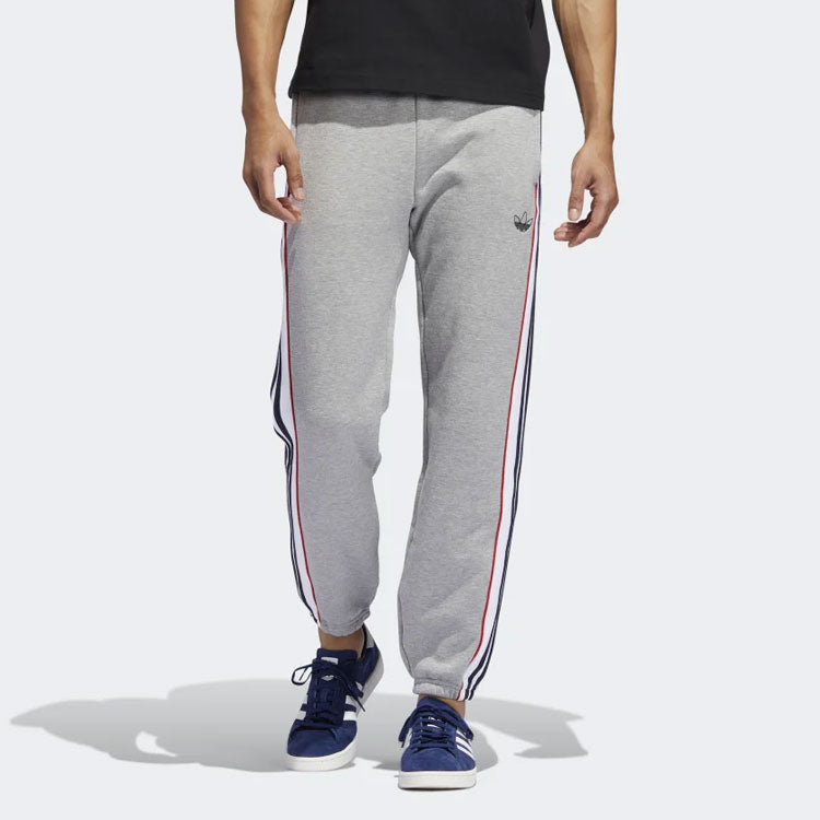 adidas originals MENS 3-stripes Panel Sweat Pants Grey ED6258