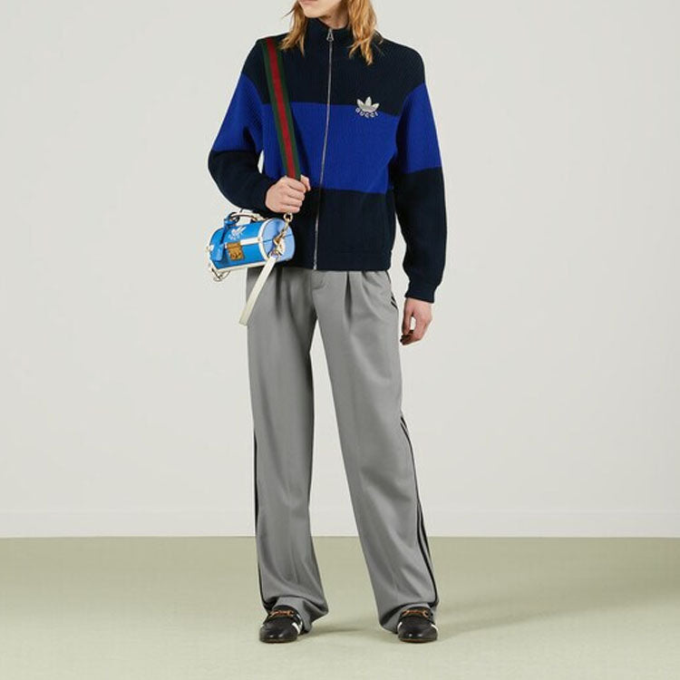 Gucci x adidas Wool Zip Jacket 'Blue Navy' 700447-XKCH7-4237