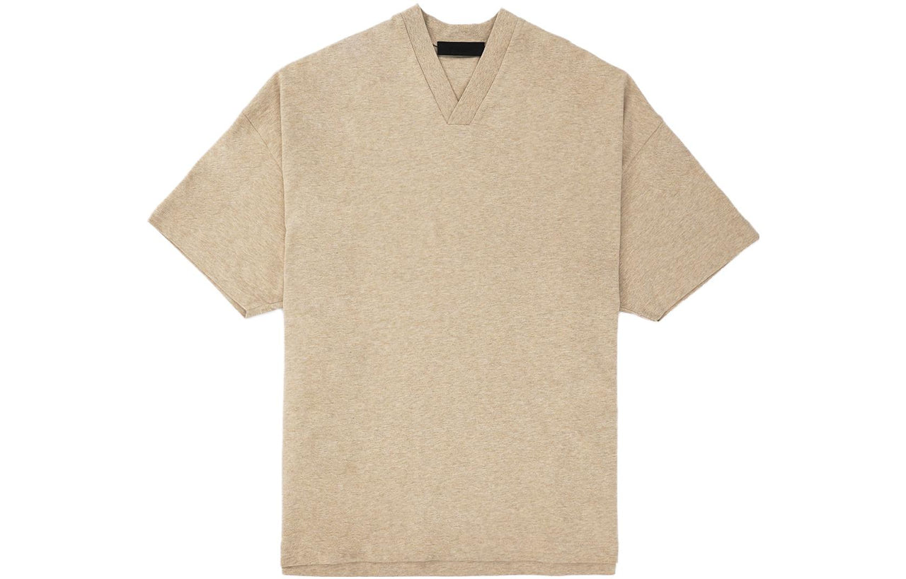 Fear of God Essentials FW23 V-Neck T-shirt 'Gold Heather' 125BT234113F