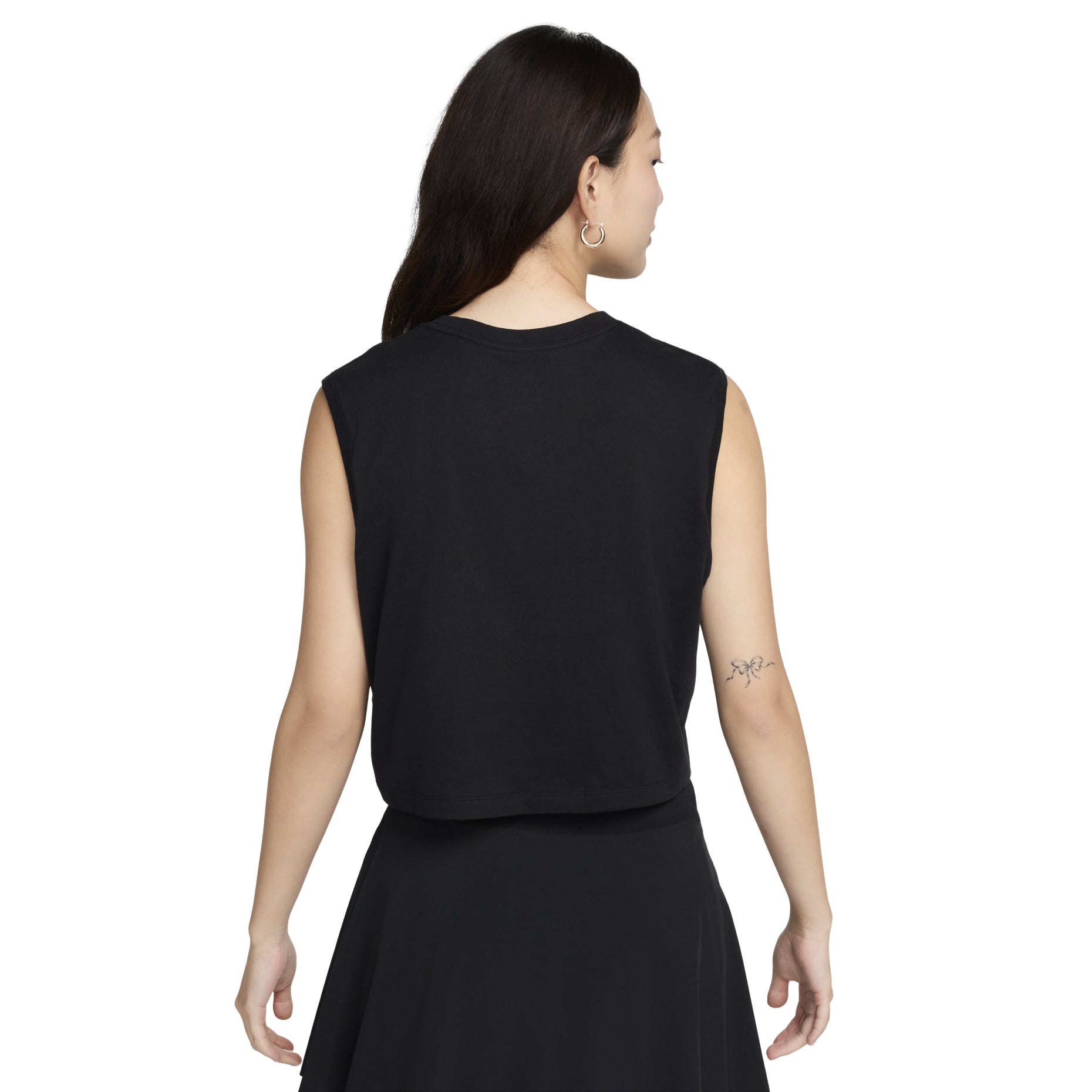 (WMNS) Nike Sportswear Club Crop Top 'Black' FV5506-010