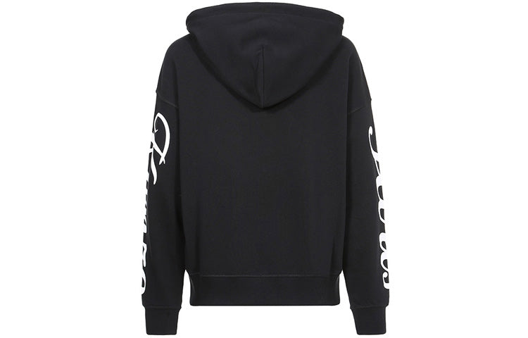 KENZO Tiger Embroidered hooded Sports Unisex Black F962SW765972-99