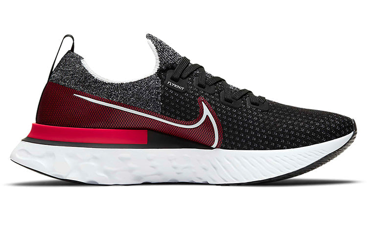 Nike React Infinity Run Flyknit 'Black University Red' CD4371-014