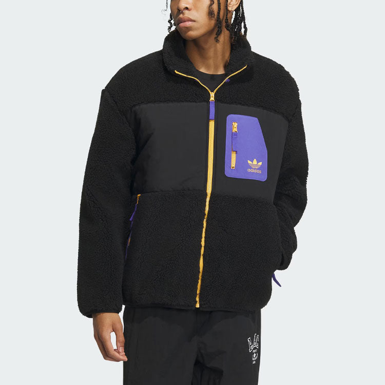 adidas Originals Sherpa Jackets 'Black' IN0993