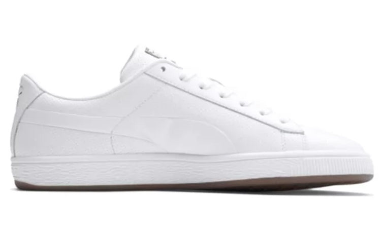 PUMA Basket Classic Leisure Board Shoes White 369159-02