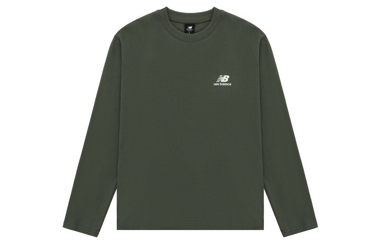 New Balance Logo Graphic Print Top 'Green' AMT31329-DON